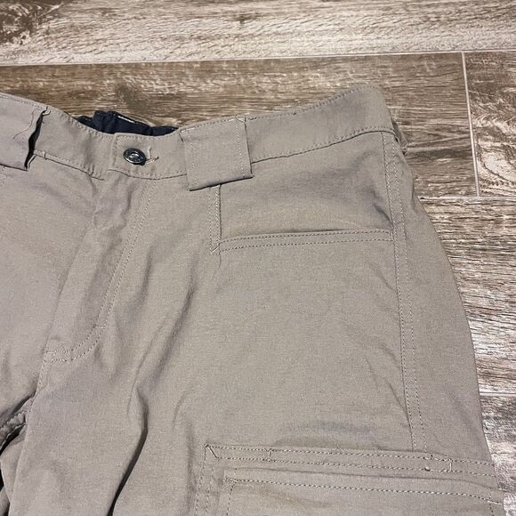 Duluth Trading Pants Mens M 30x32 Brown Flex Dry On The Fly Cargo Stretch - Picture 4 of 13